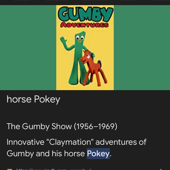 Pokey The Horse Figurine From The Adventures Of Gumby TV Show - Picture 8 of 8